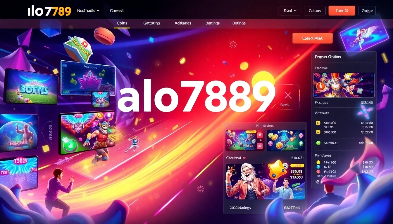 Vivid scene of alo789 betting platform with live gà đá matches and digital gaming interface, engaging and visually appealing