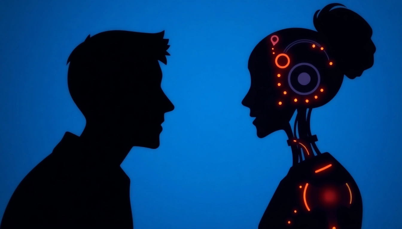 The human or not game challenge tests whether you can distinguish between human and AI conversation partners, shown here with a visual metaphor of a human and AI silhouette.