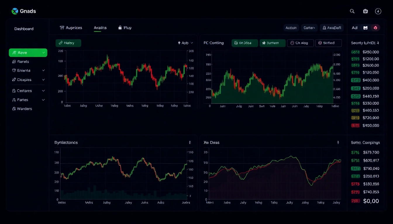 AICoin cryptocurrency trading platform with live charts and security features for global markets.