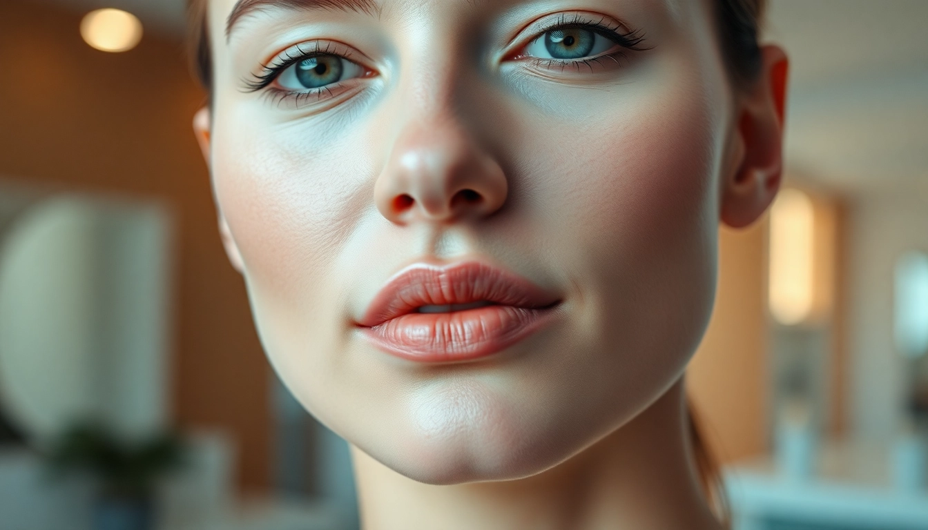 Professional image showcasing a woman’s face after Fadenlifting Zürich, highlighting youthful, firm skin with natural results.