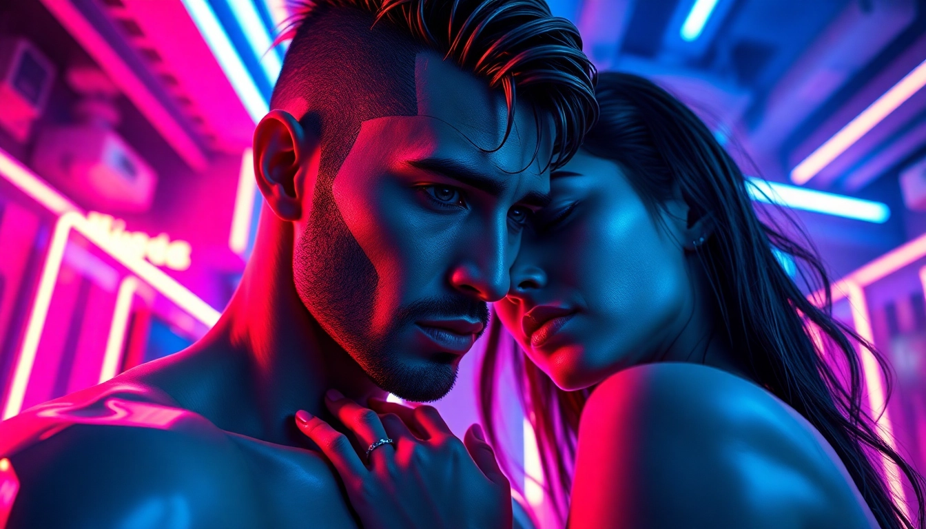 Descriptive NSFW AI-generated scene with vivid detail showcasing realistic characters in intimate moments, emphasizing emotional connection and high-quality visuals for accessible screen reader interpretation.