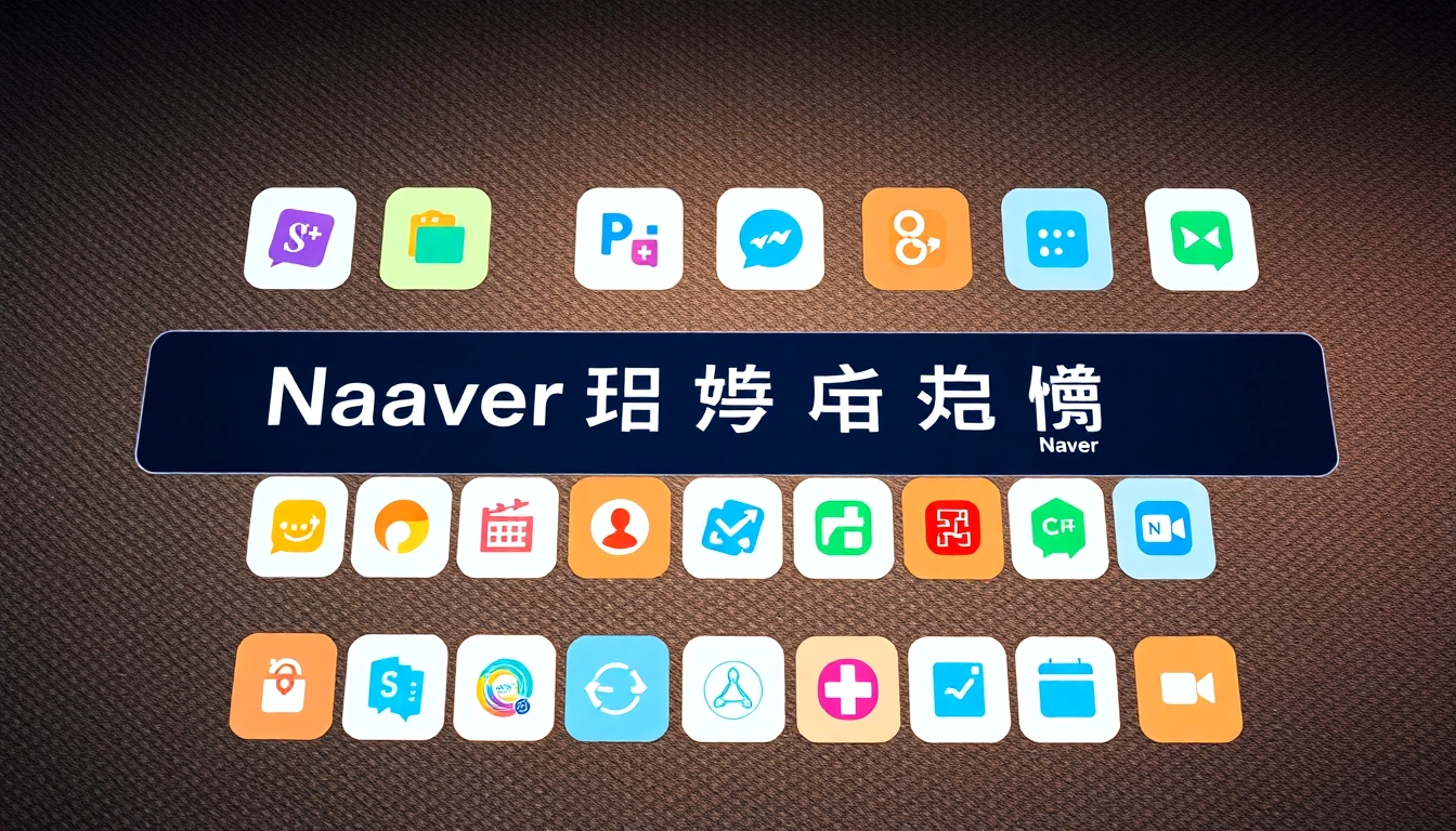 Engaging visual of Naver's comprehensive online platform branding symbolizing innovation and user engagement for SEO growth.