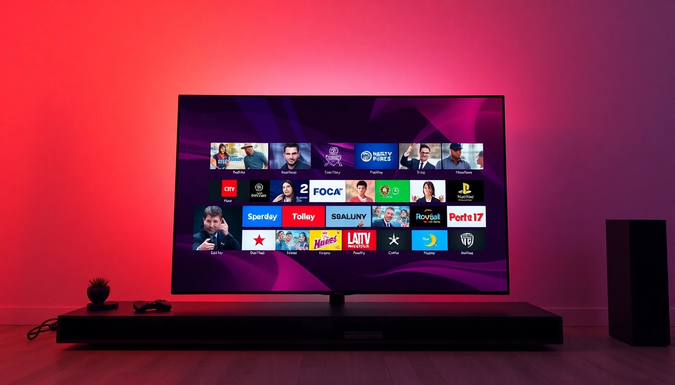 Atlas Pro ontv IPTV app interface displaying live channels and VOD options for seamless entertainment access.
