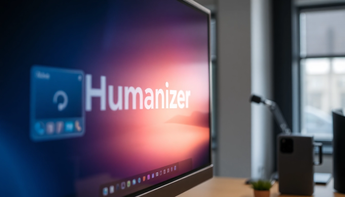Humanizer tool transforming AI text into natural human language to bypass AI detectors effectively